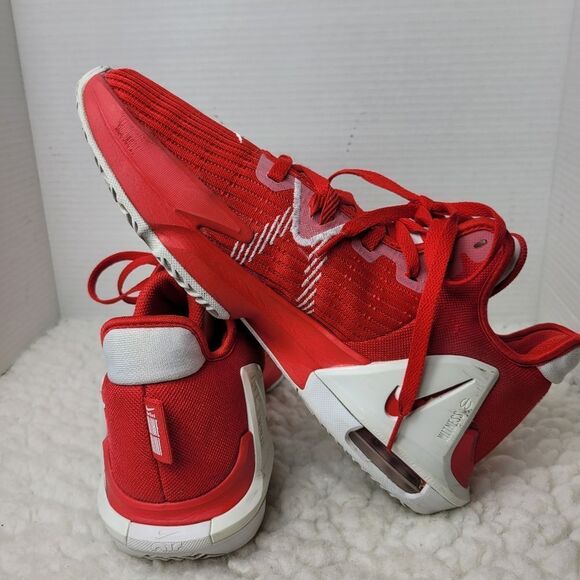 Nike LeBron Witness VI TB ‘University Mens Sneaker Size 12  Red’ DO9843-600 - Picture 6 of 10